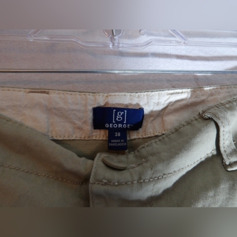 George Khaki Mens Shorts Size 38 - Picture 3 of 6